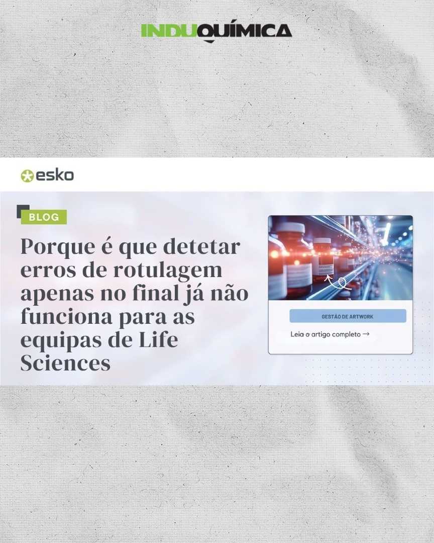 conformidade das embalagens